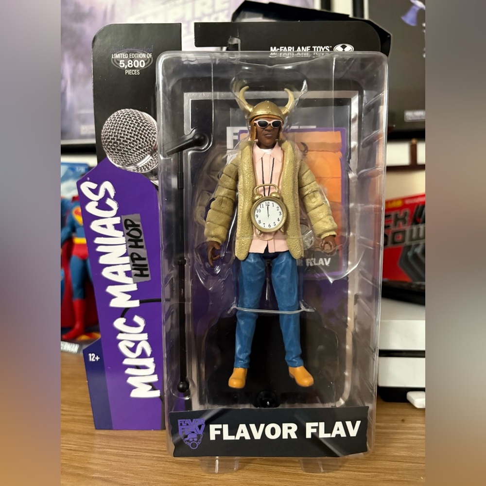 Flavor Flav Action Figure - Gold and Black